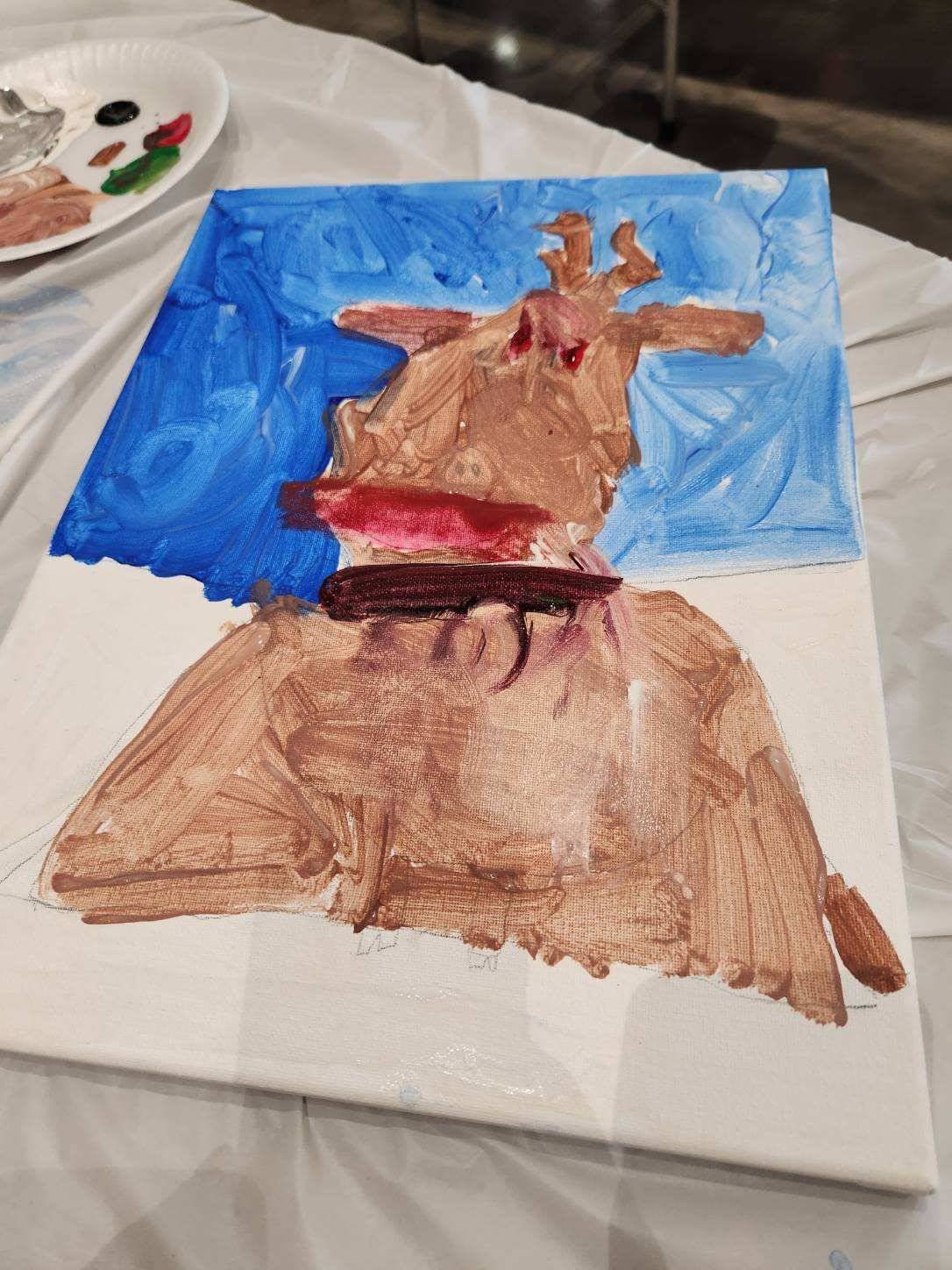 Cookies and Canvas - Finished Painting
