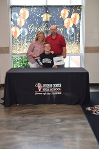 AJ Butler with Parents