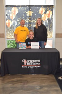 Shia Akers with parents