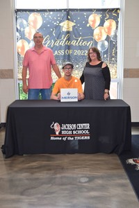 Drew Allison with parents