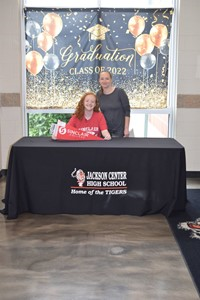 Samantha Faulder with mother