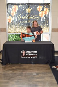 Alex Glick with mother