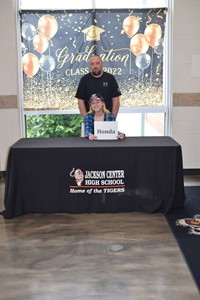 McKenzie Mann with father