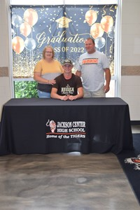 Carson Regulas with parents