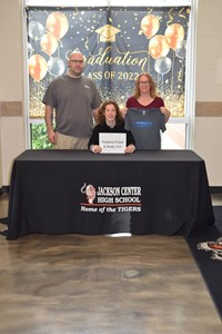 Bryce Younker with parents