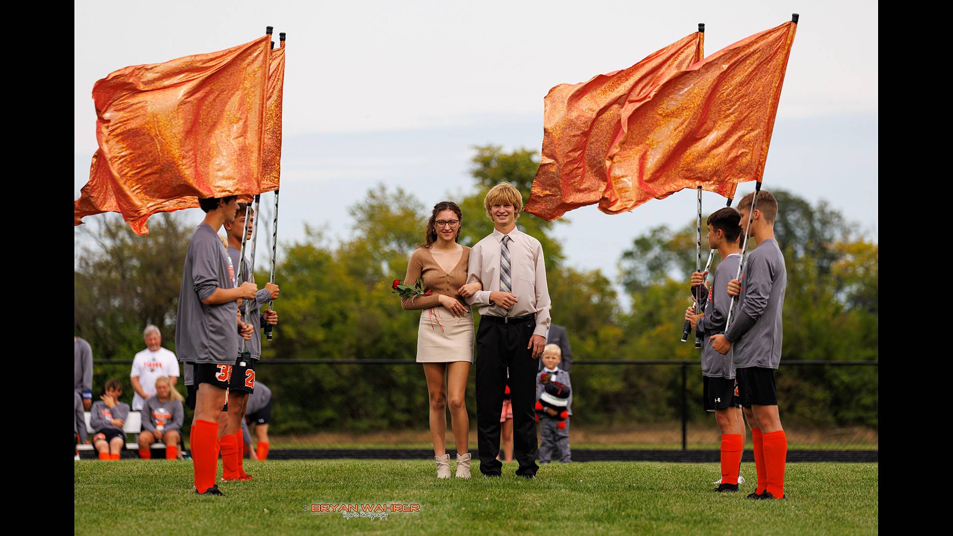 third of three homecoming attendants