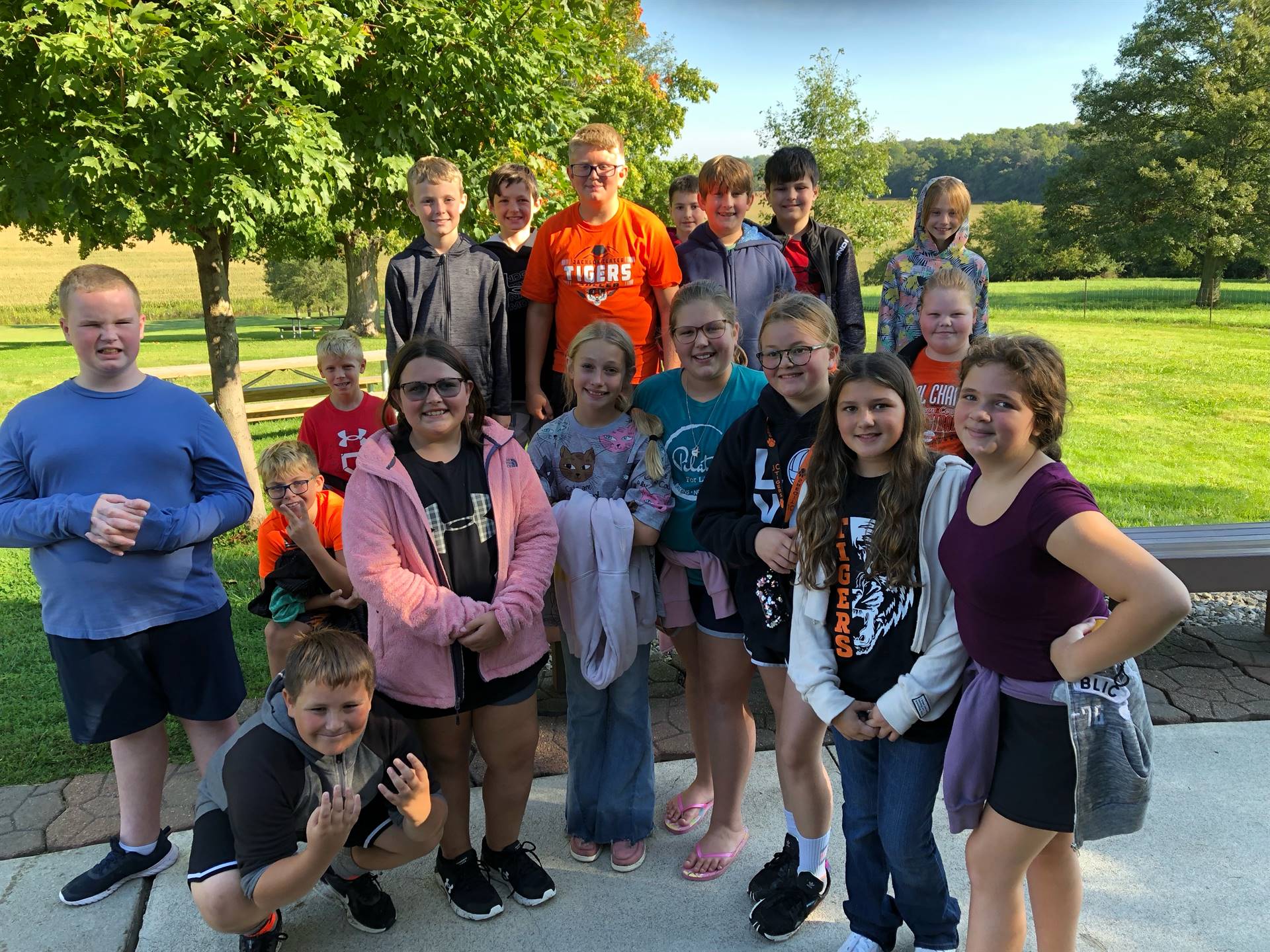 Ohio Caverns field trip, Group Picture