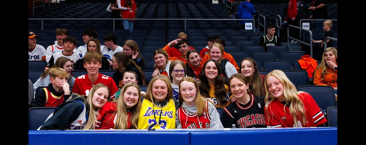 Student  section at UD for Districts