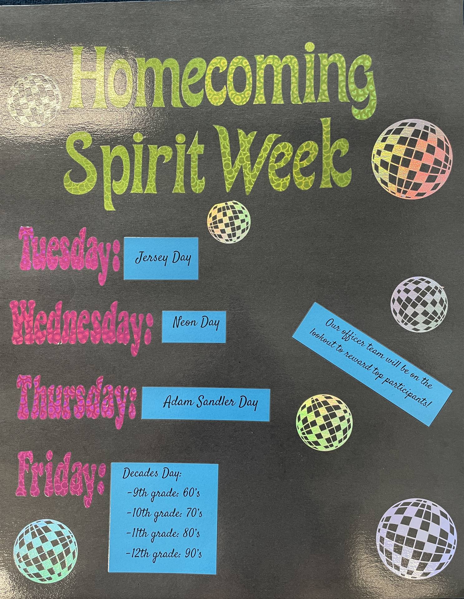 Homecoming Spirit Week