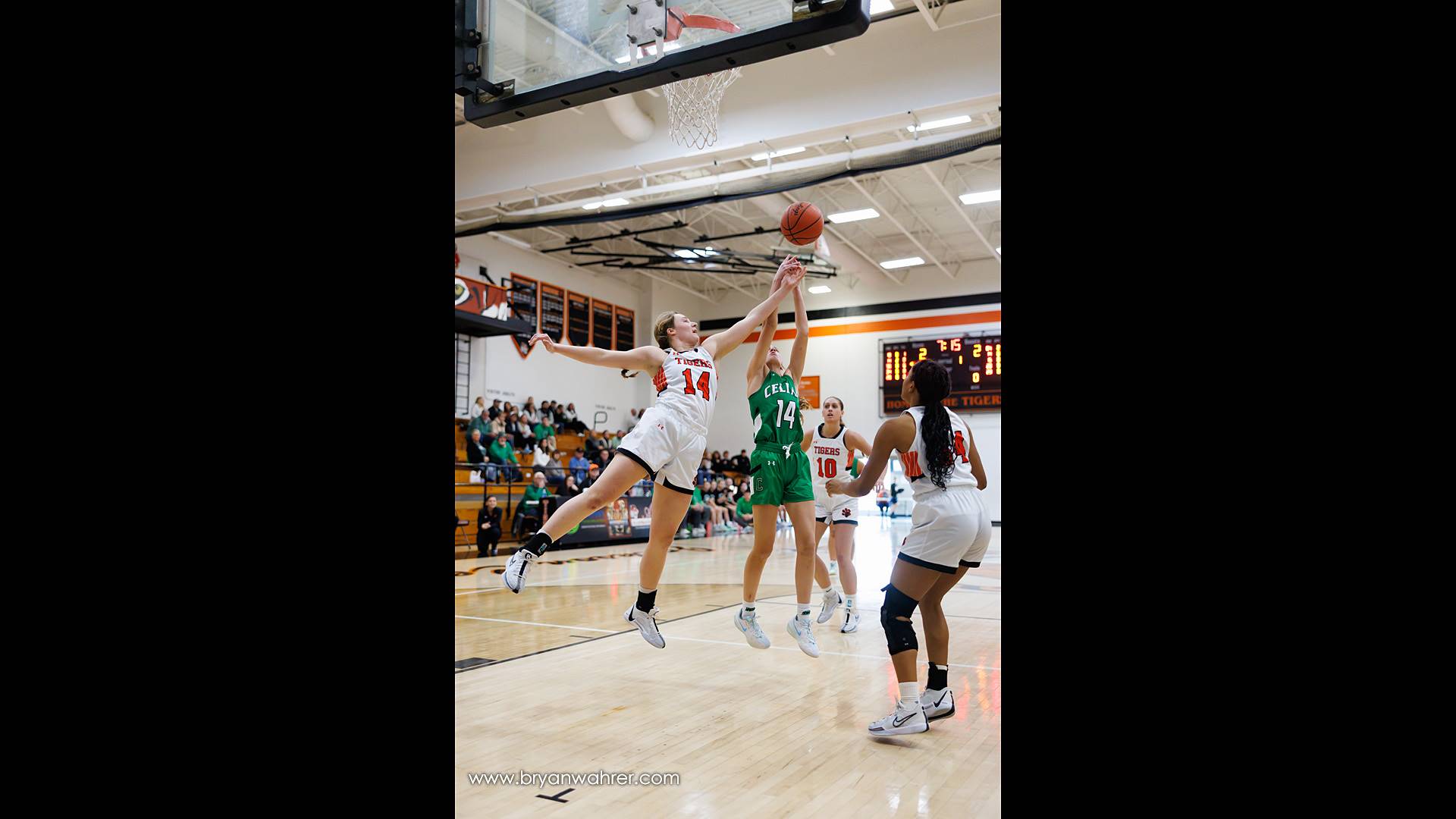 High School Girls  Basketball Game