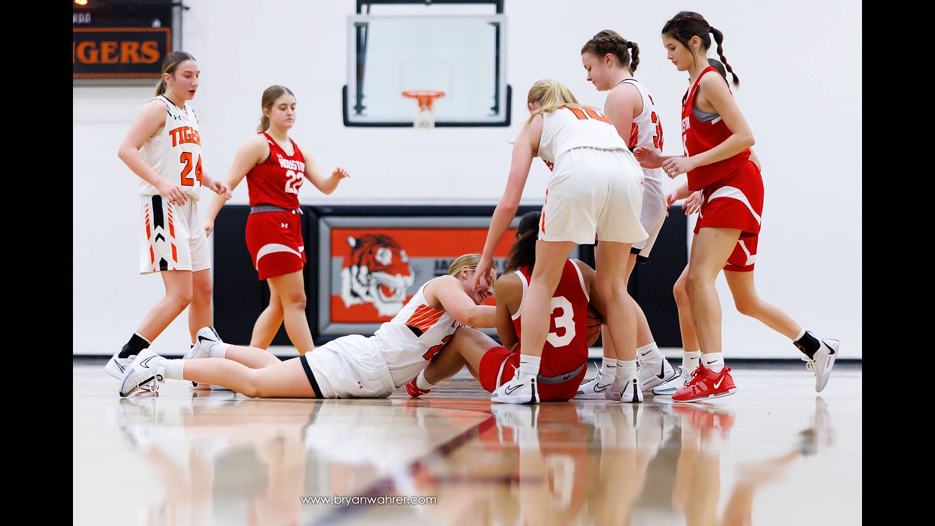 High School Girls  Basketball Game