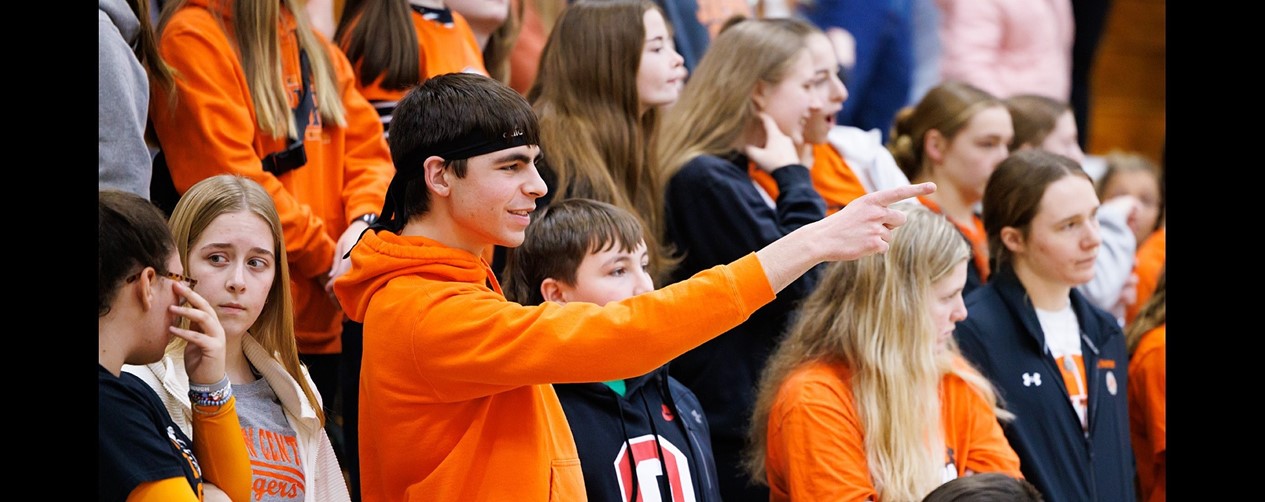 Basketball Fan zone student section